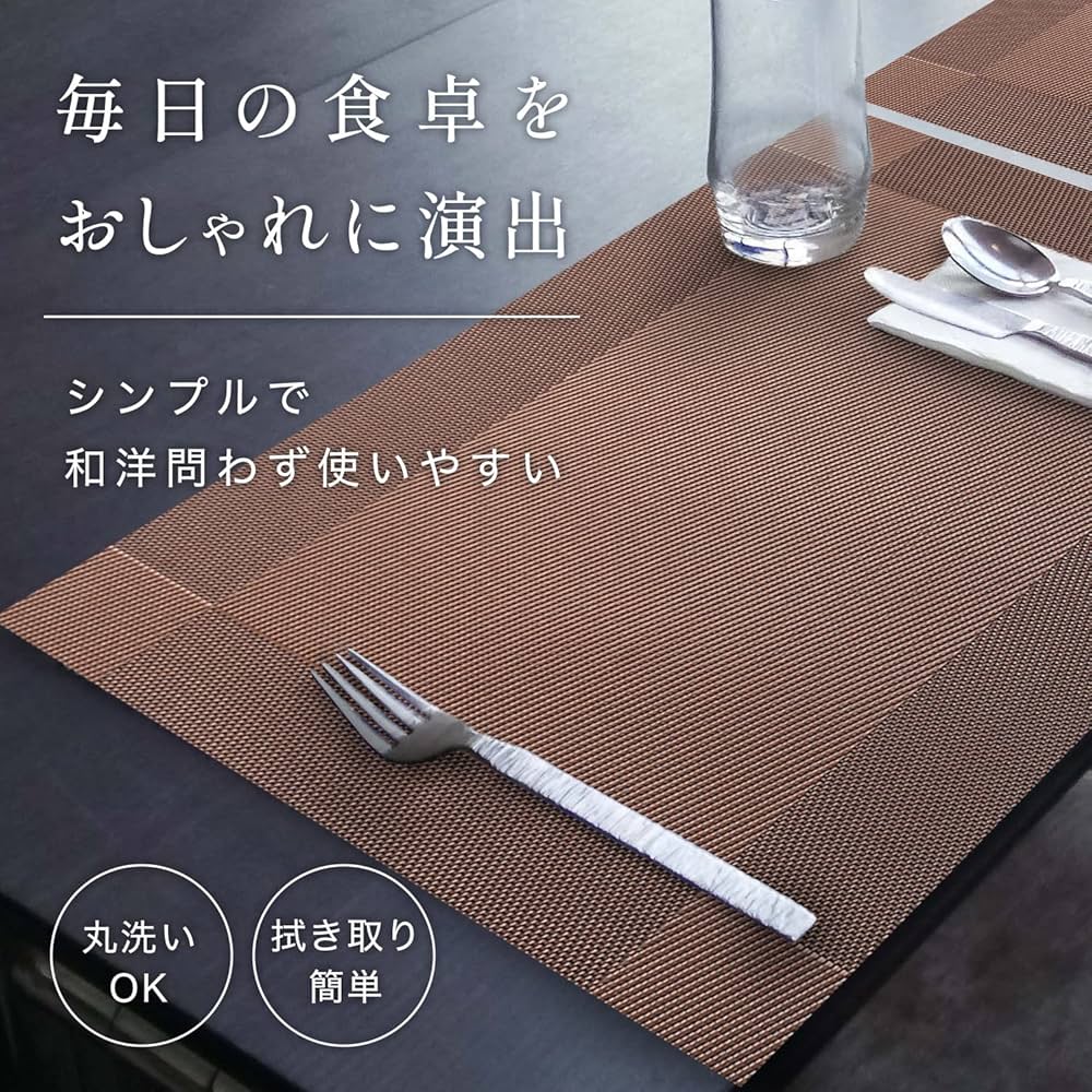 新商品! リバーシブルランチョンマット 2枚 防水性 ダークブルー×イエロー 楽天市場】【LIMITED SALE 10%OFF】速乾 シワになりにくい 無地
